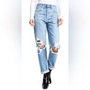 AGOLDE 90s Mid Rise Loose Fit Jeans Fall Out Wash